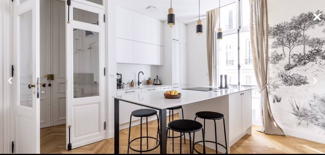 cuisine laque blanche opale discac