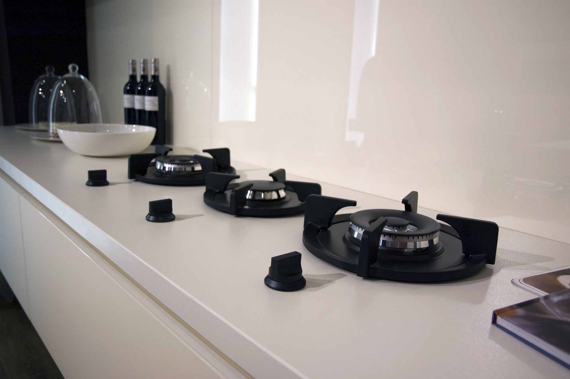 plan de travail en quartz blanc