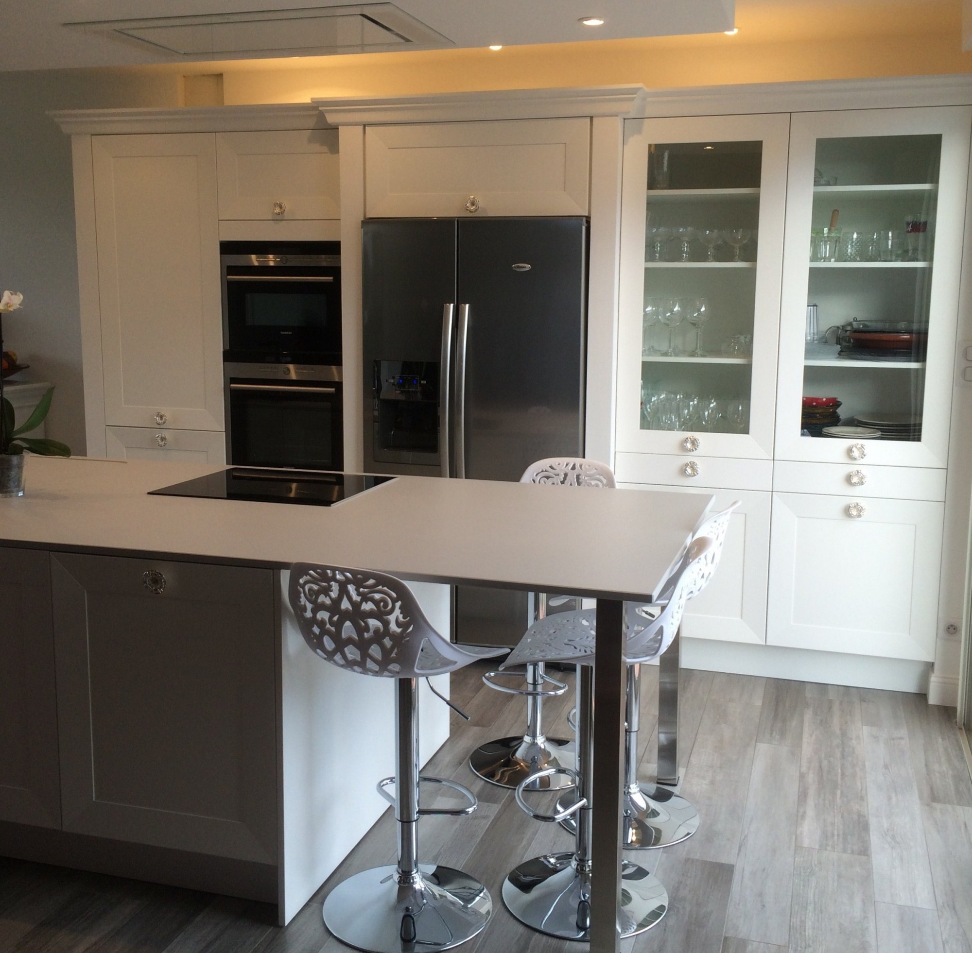 cuisine en pîn massif posée à Mérignac