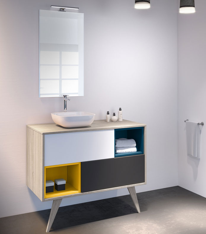 salle de bains Mosaïque Multi